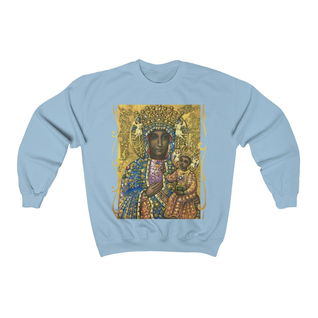 Black Madonna Crewneck Sweatshirt