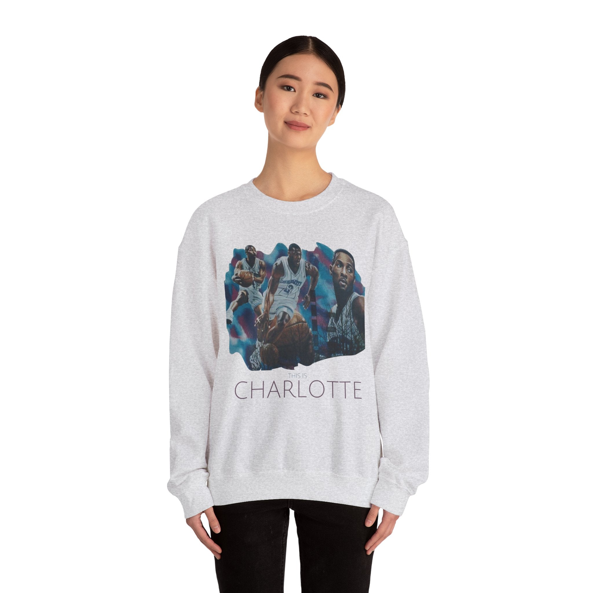 CLT Hornets Vintage Mural Sweatshirt