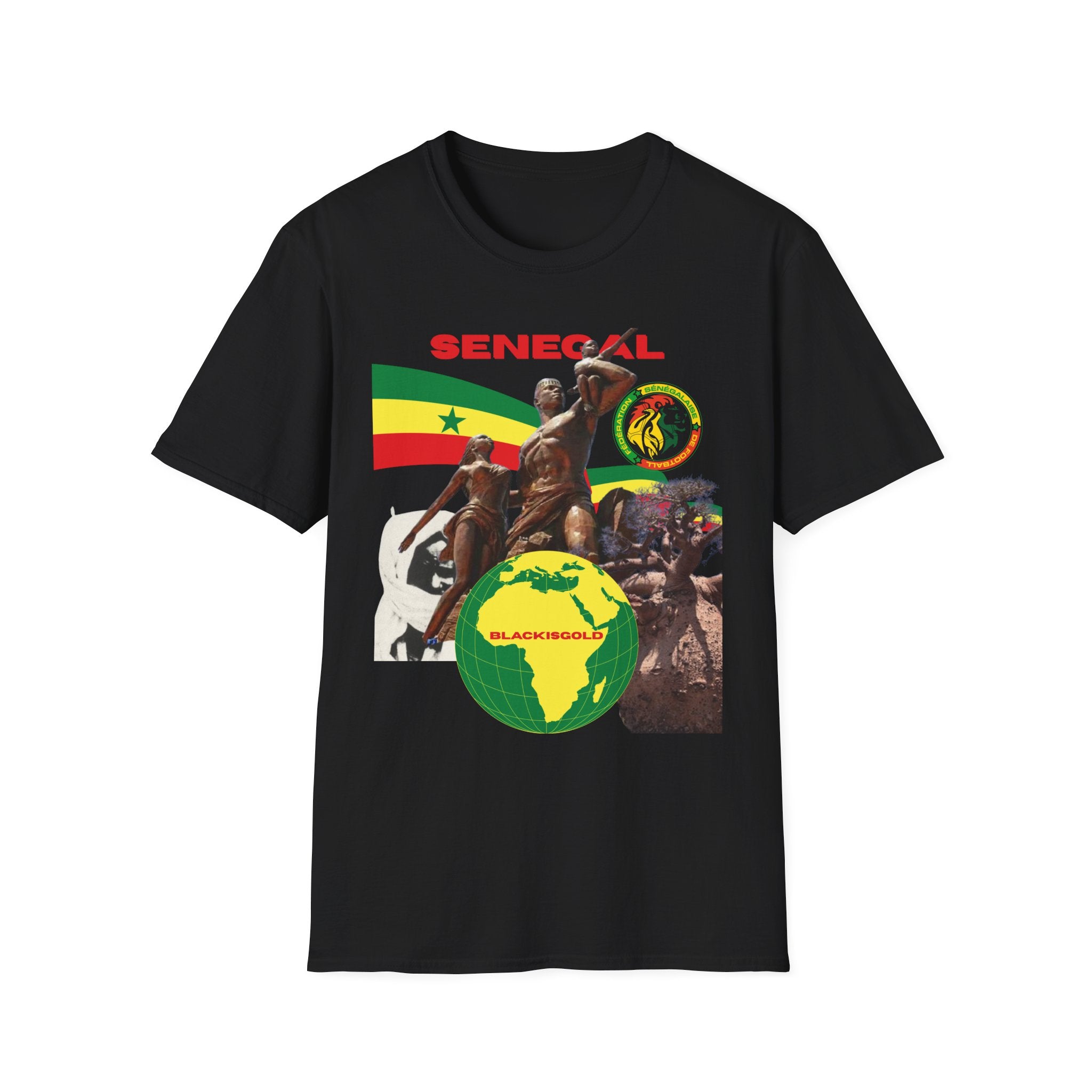 Senegal Pride T-Shirt - Celebrate African Heritage and Culture
