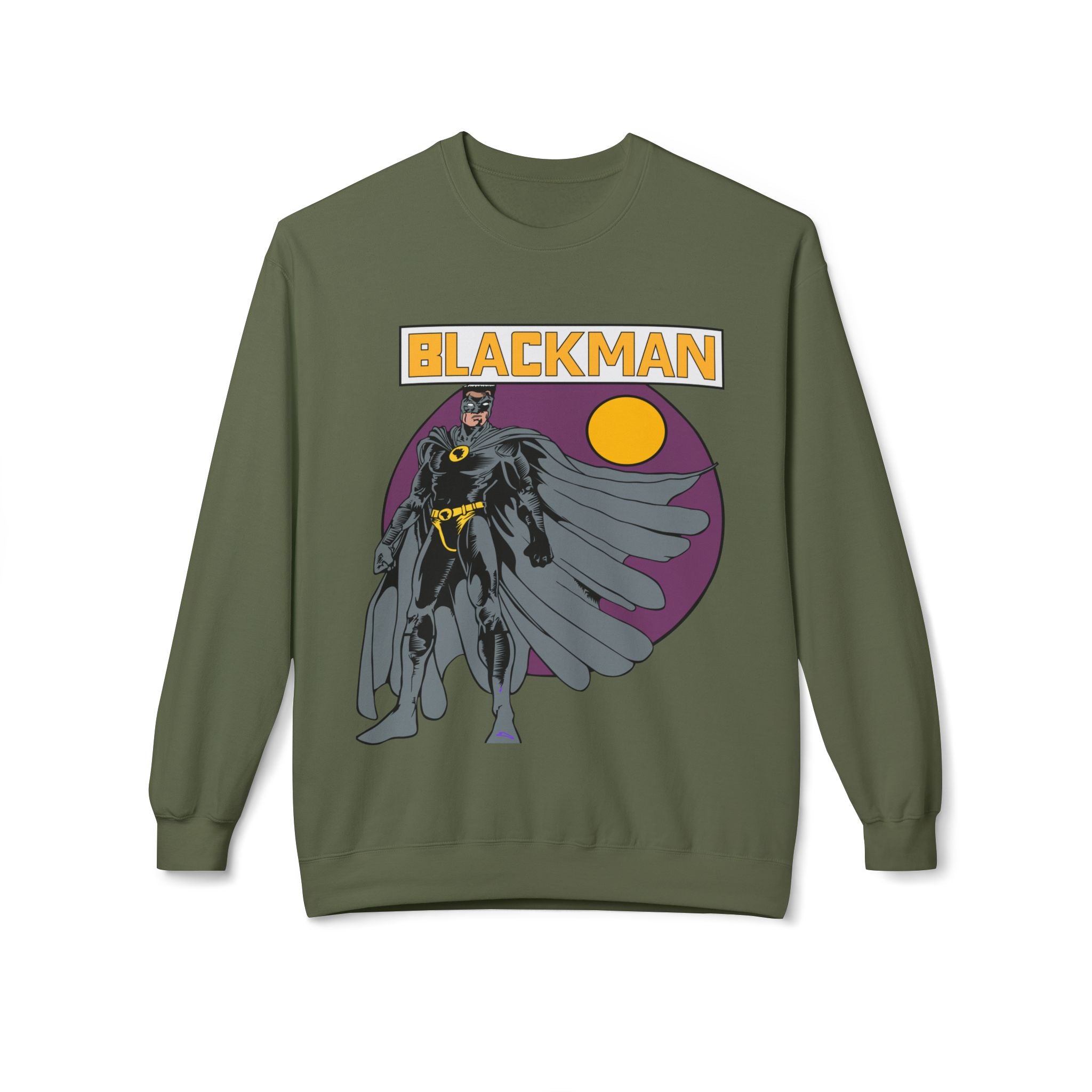 Blackman Retro Superhero Sweatshirt