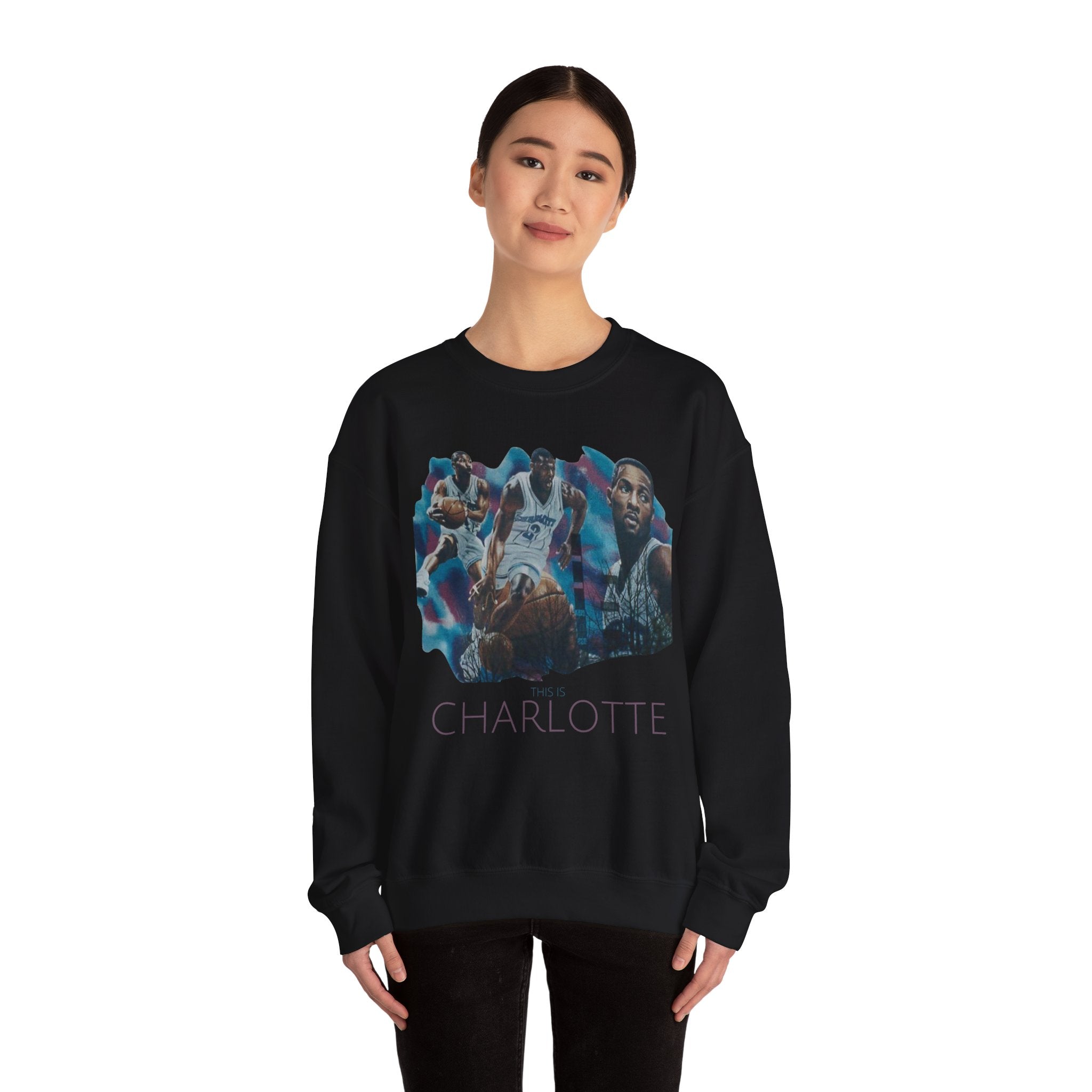CLT Hornets Vintage Mural Sweatshirt