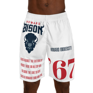 HU Bison Men's Jogger Shorts (AOP)