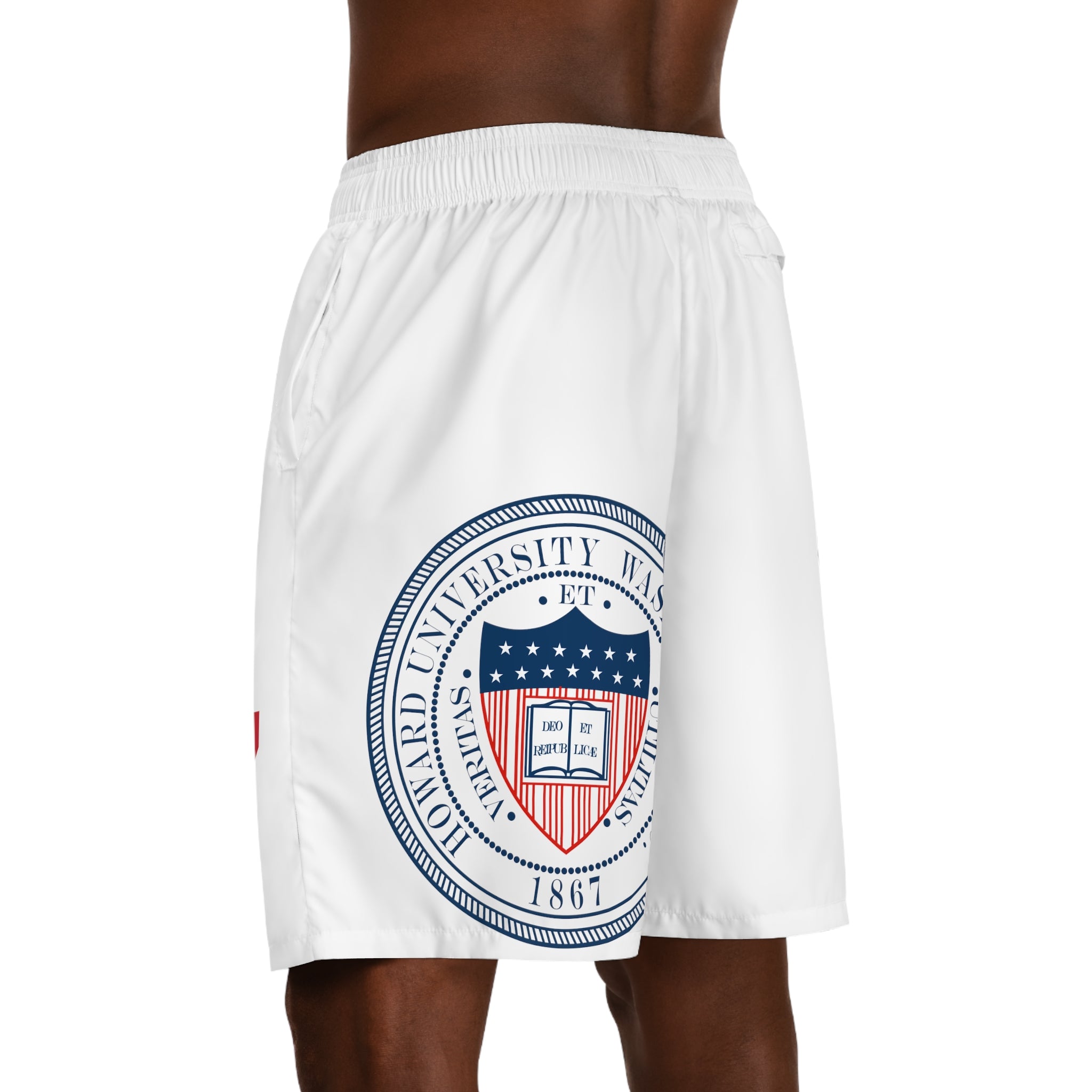 HU Bison Men's Jogger Shorts (AOP)