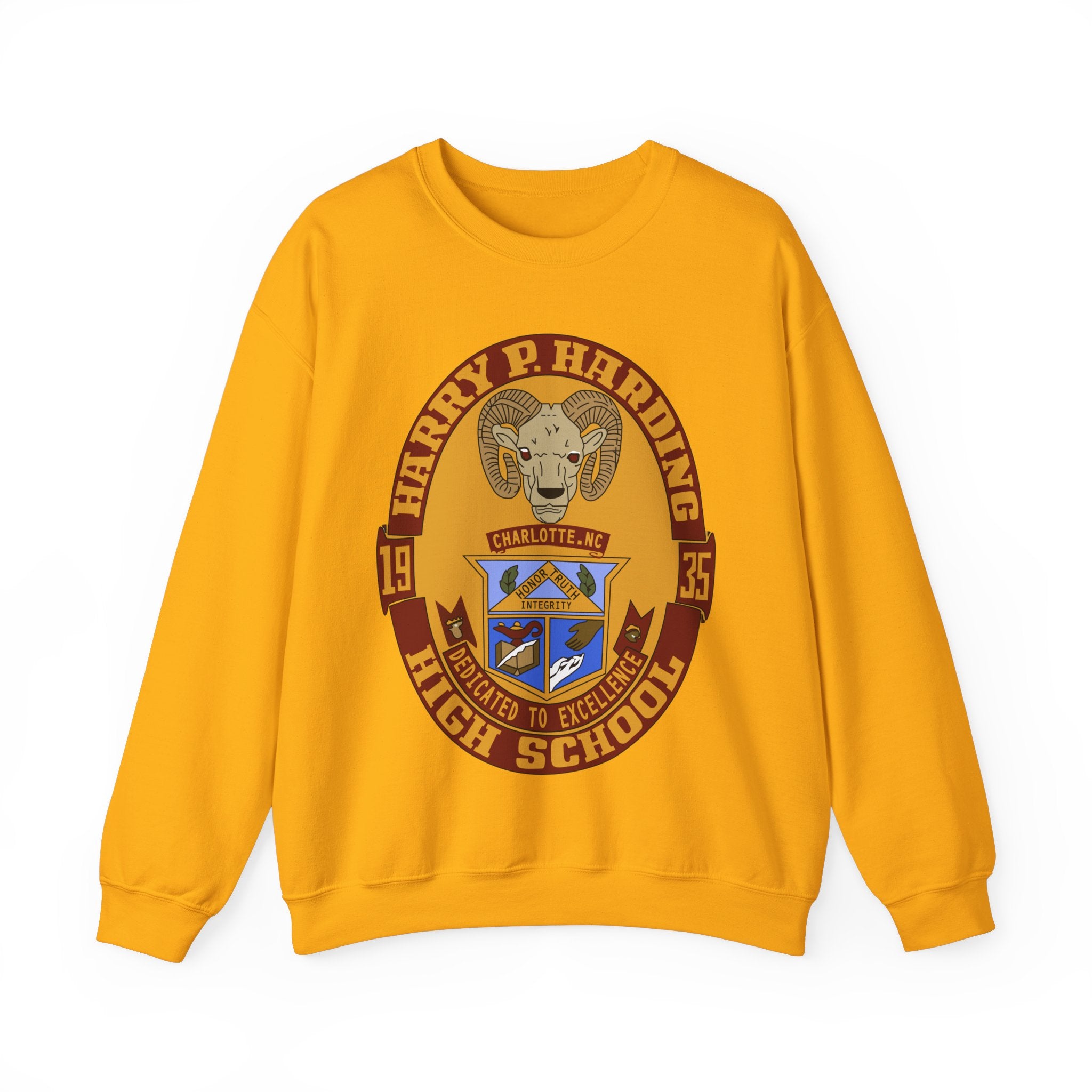 Vintage Harding High School Crewneck Sweatshirt