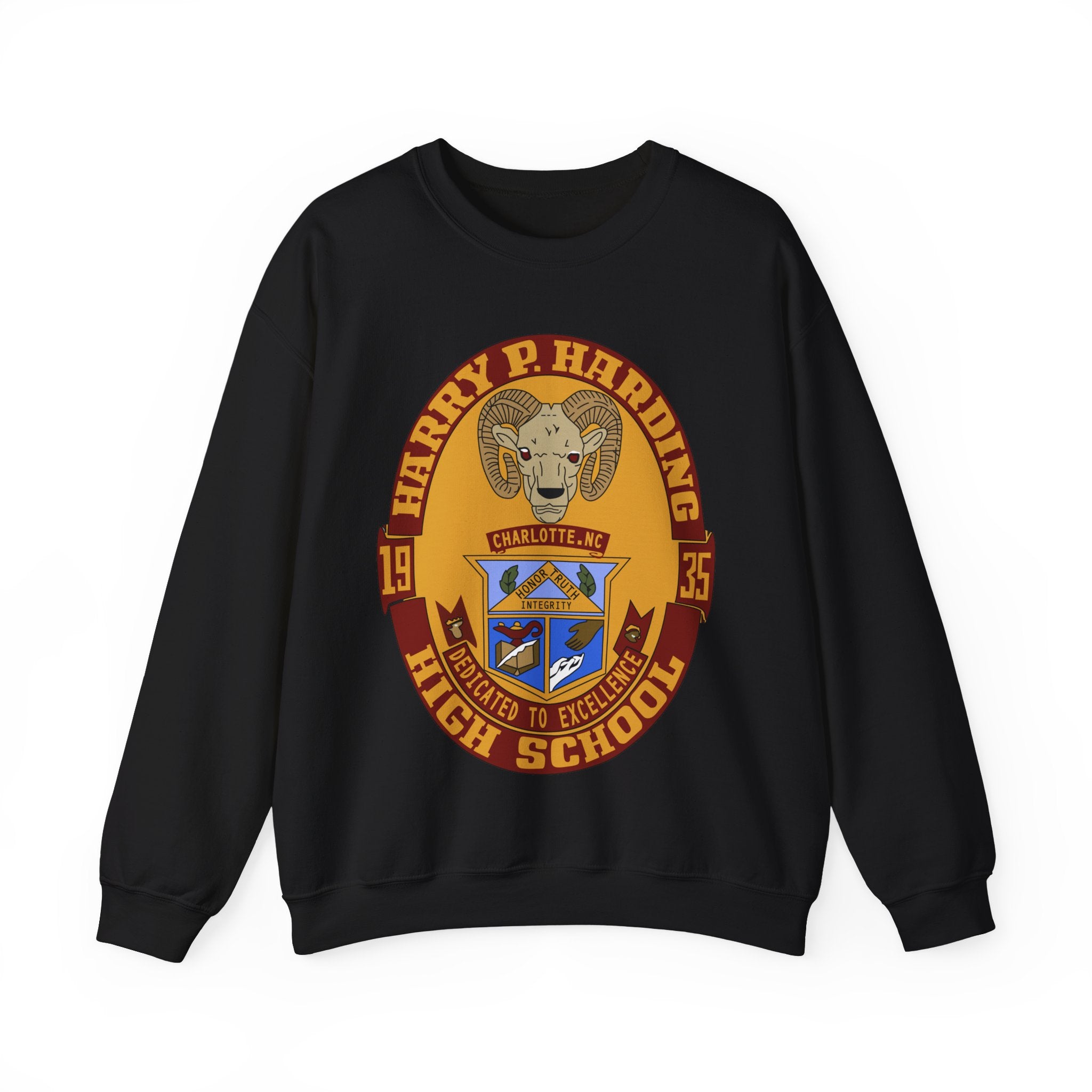 Vintage Harding High School Crewneck Sweatshirt