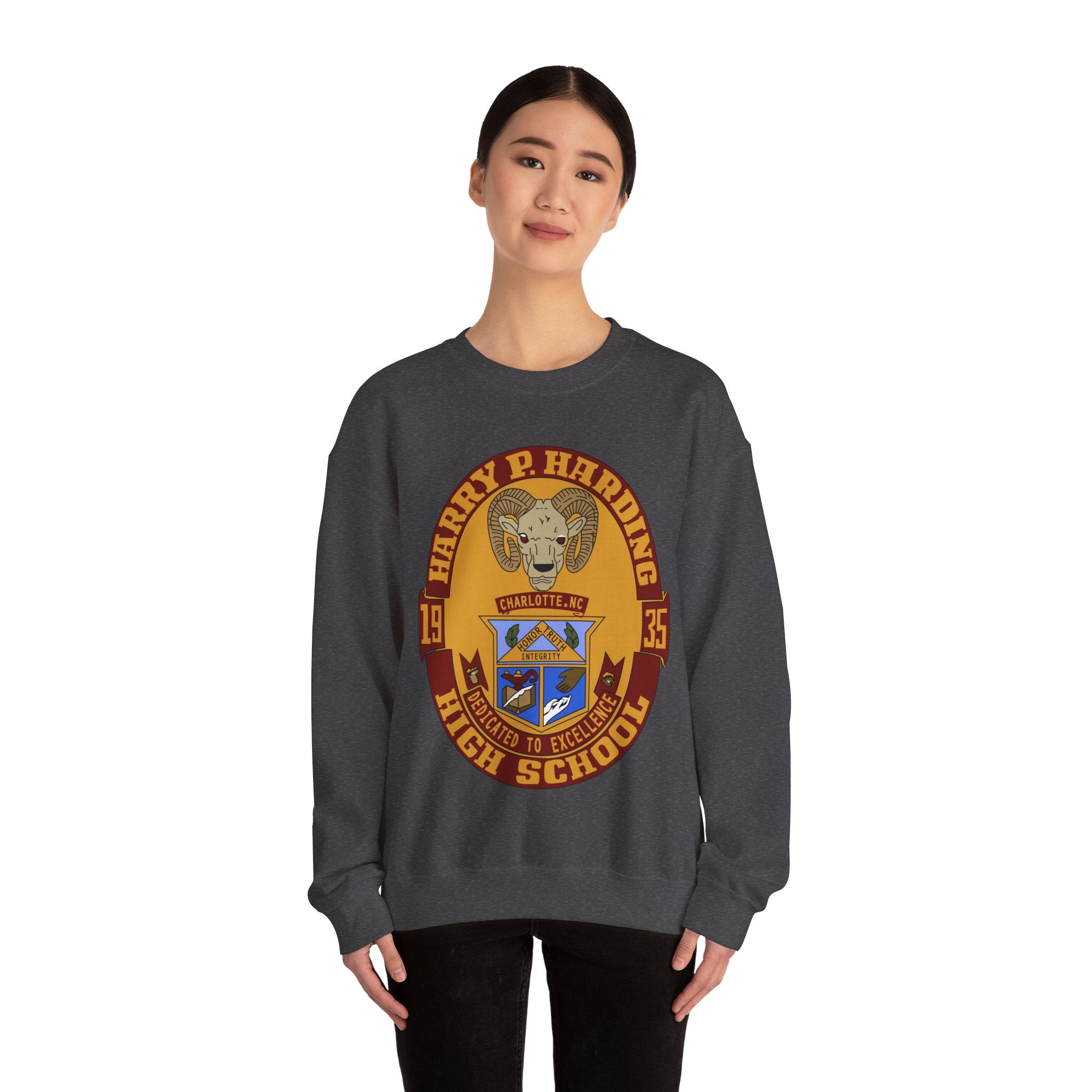 Vintage Harding High School Crewneck Sweatshirt