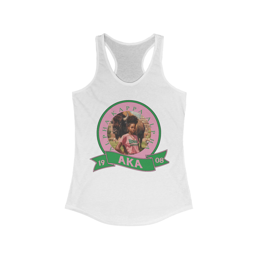 Howard Girl AKA Bison Women's Ideal Racerback Tank