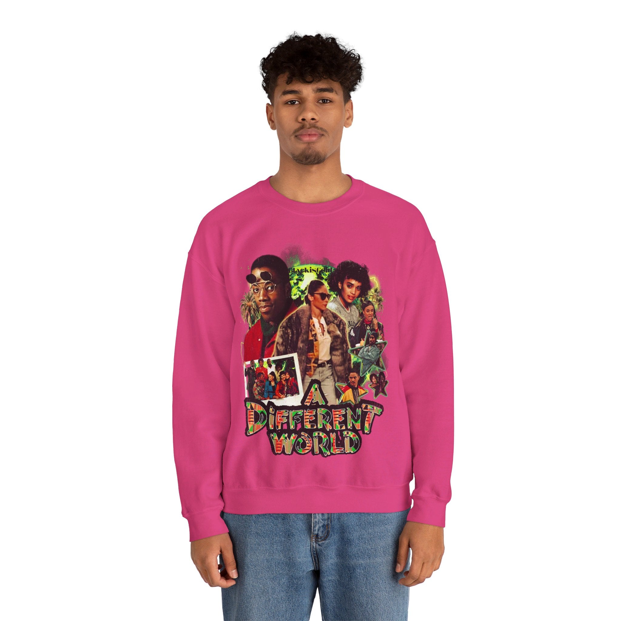 Different World Vintage Style Sweatshirt