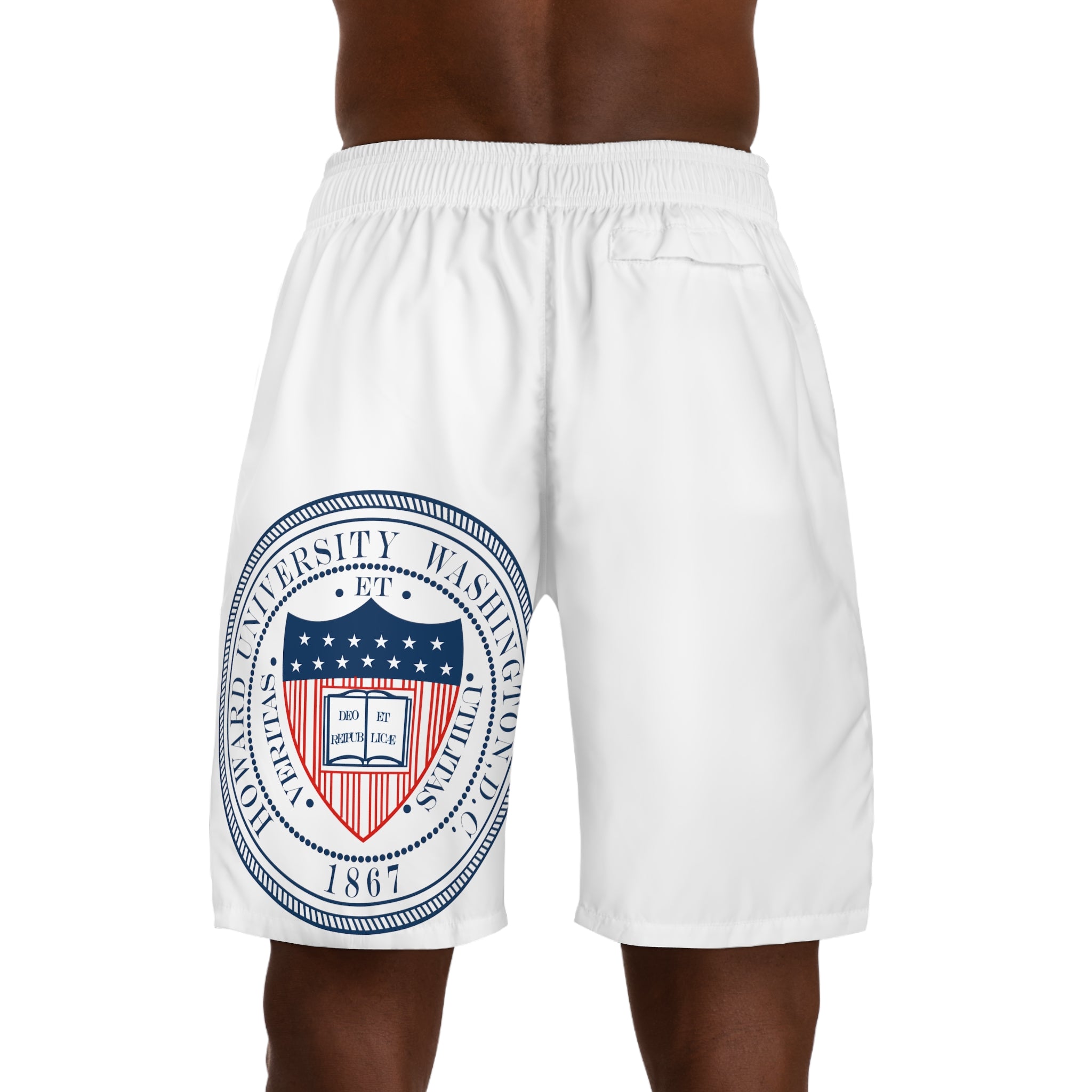 HU Bison Men's Jogger Shorts (AOP)