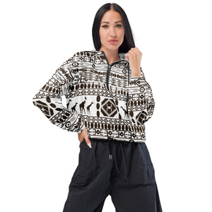 Tribal Zeritu Women’s Cropped Windbreaker