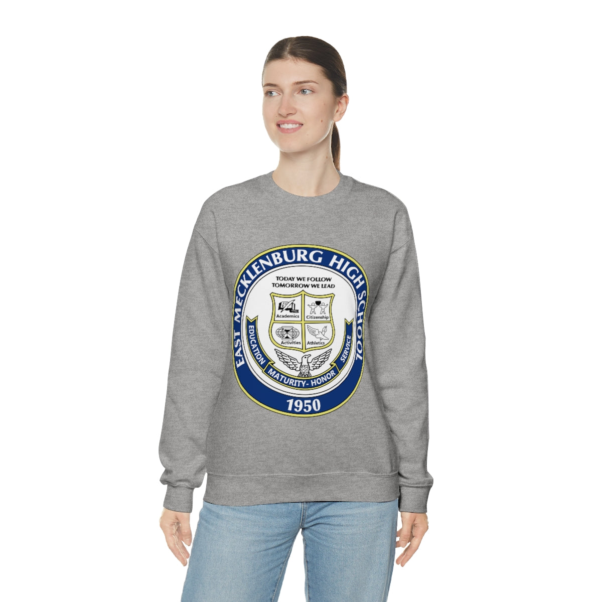 East Meck High School Seal Crewneck Sweatshirt