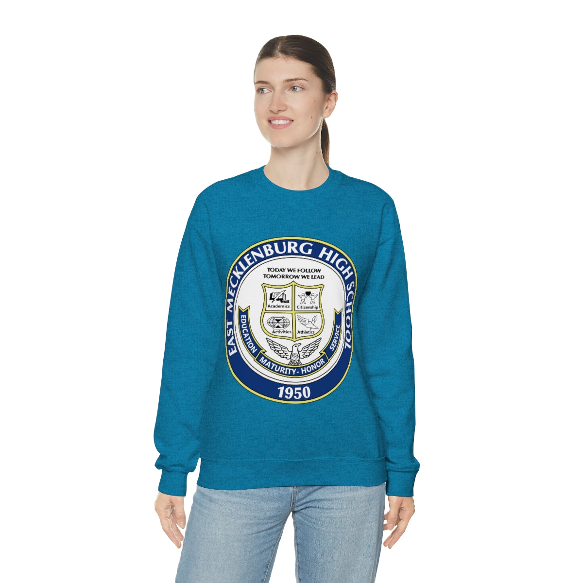 East Meck High School Seal Crewneck Sweatshirt