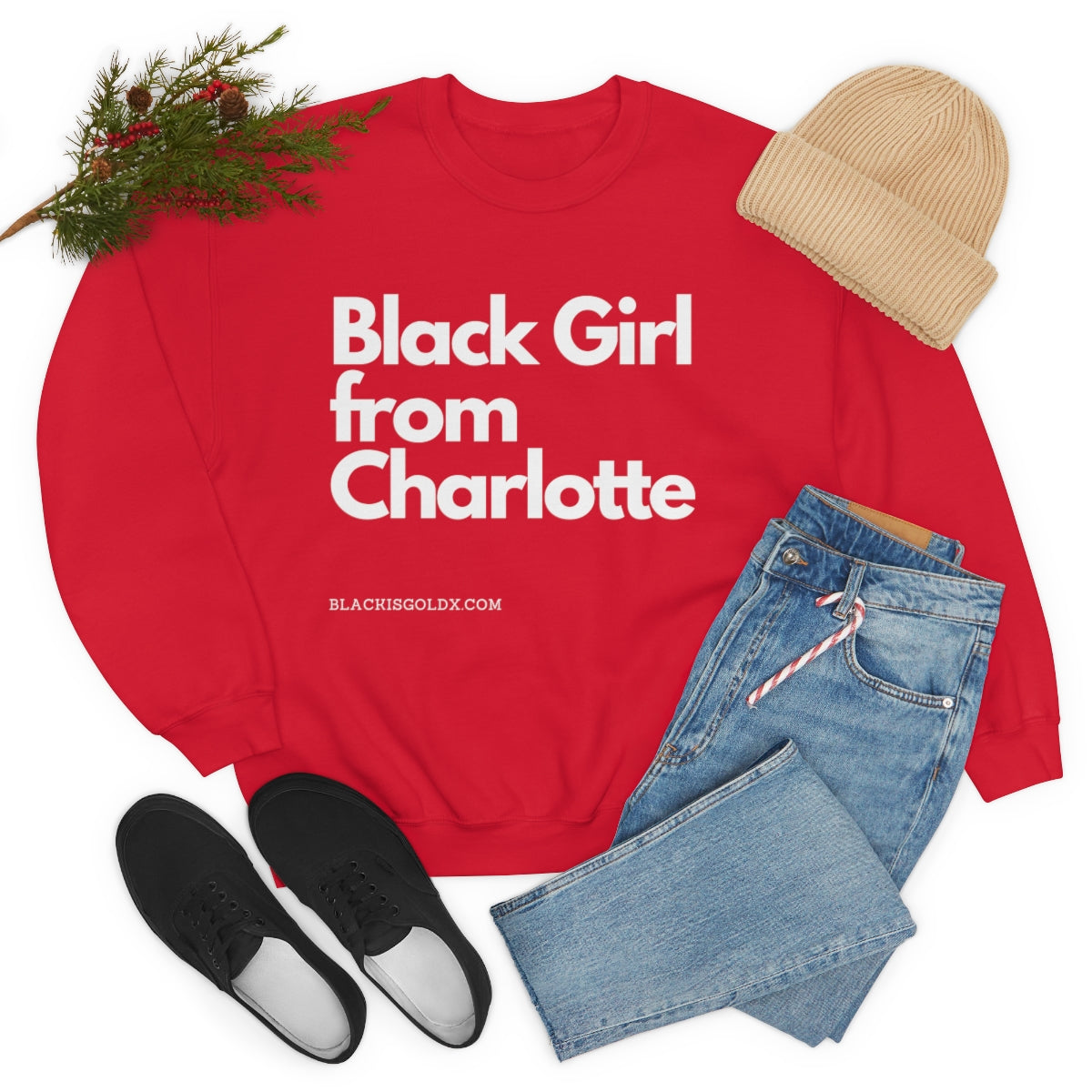 Black Girl From Charlotte SweatShirt