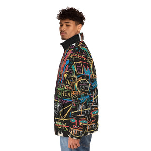 Basquiat Puffer Jacket (AOP)