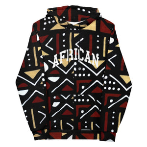 African Mud Cloth Unisex Hoodie