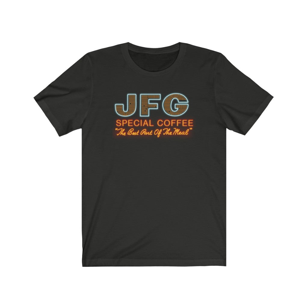 Vintage Charlotte JFG Coffee Sign Shirt