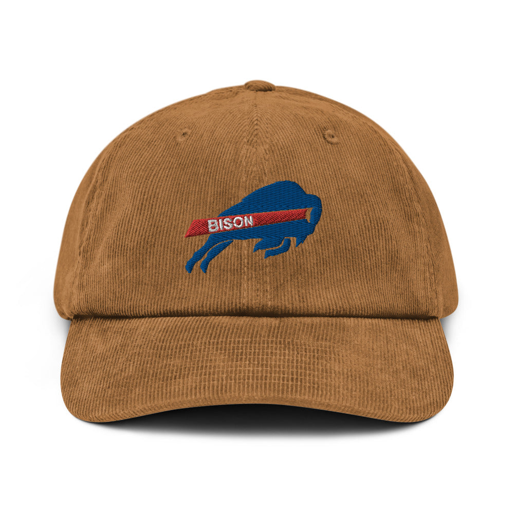 Classic Bison Corduroy Hat