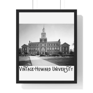 “The Yard” Vintage Howard U Framed Vertical Poster