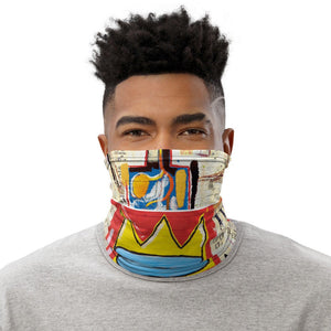 Basquiat Crown Face Cover Neck Gaiter